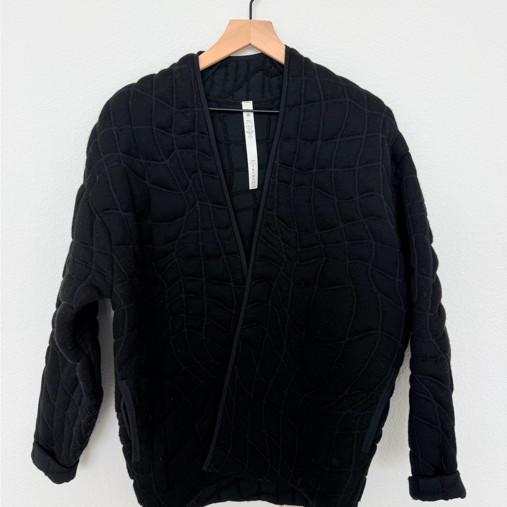 Lululemon Insulated jacquard cardigan